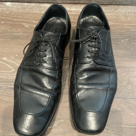 Gucci Other - Gucci Mens Dress Shoes 7.5 Black Lace Up